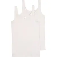 Schiesser Tops 2er-Pack Basic Kids in weiß | Gr.: 176
