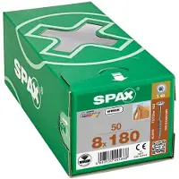 Spax Holzbauschraube WIROX - Teilgewinde, Tellerkopf, T-STAR plus, 4CUT, WIROX