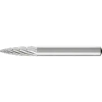 PFERD TOOLS HSS Frässtift Spitzbogenform K Ø 06x18 mm Schaft-Ø 6 mm Z 3 universal mittel fein Spanbrecher