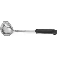 Hendi Suppenkelle aus Edelstahl, oval mit PP Griff