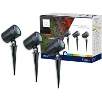 Müller tint Spot LED da giardino Flores a montaggio fisso 1.8 W Bianco caldo, Spot-Beleuchtung, Schwarz, III, IP44, 9 m, 4,5 W