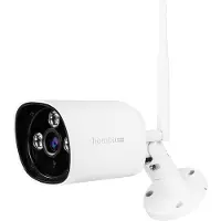 Hombli Smart-Outdoor-Kamera, IP-Sicherheitskamera, Draußen, Kabelgebunden, Wand- / Mast, Weiß, Patrone (Form)