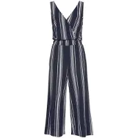 LASCANA Culotte-Overall aus strukturierter Ware, sommerlicher Jumpsuit mit Streifen
