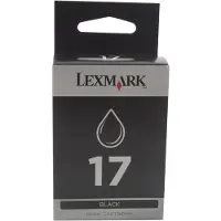 Lexmark Black Ink Cartridge No. 17, Schwarz, Tinte auf Pigmentbasis, 1 Cartridge