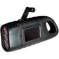 Powerplus Seahorse Hand-Solar- und Dynamo-Taschenlampe