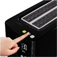 Tefal Smart'N Light XL TL6408, 2 Scheibe(n), Schwarz, Tasten, LED, 1700 W, 1700 W
