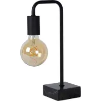 Lucide Tischlampe Lorin Schwarz