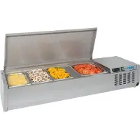 Saro Kühlaufsatz Mit Deckel - 1/3 Gn Modell Vrx 1500 S/S