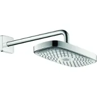 Hansgrohe Kopfbrause Raindance Select E 300 2jet 300mmx160mm mit Brausearm 390mm Chrom