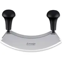 Triangle Cradle Knife - Double - 23 cm - Schwarz