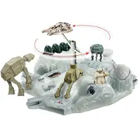 Mattel Hot Wheels Star Wars Hoth Echo Base Battle Play set
