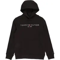Tommy Hilfiger Kapuzenpullover - Essential - Organic - Schwarz - - 6 Jahre (116) - Kapuzenpullover