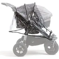 TFK Regenschutz für Duo Kinderwagen (1 Stück)
