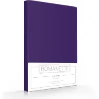 Romanette Kopfkissenbezüge Purple (Baumwolle) (2er Set)