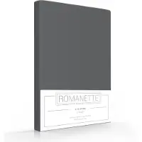 Romanette Kopfkissenbezüge Anthracite (Baumwolle) (2er Set)