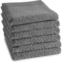 DDDDD 6 Geschirrtücher Akira Grau