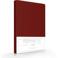 Romanette Kopfkissenbezüge Bordeaux Red (Baumwolle) (2er Set)