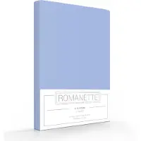 Romanette Kopfkissenbezüge Light Blue (Baumwolle) (2er Set)
