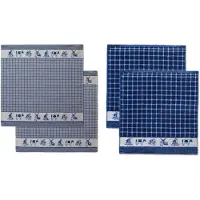 DDDDD Geschirrtuch "Dutchie" Combiset: 2 Küchentücher & 2 Geschirrtücher