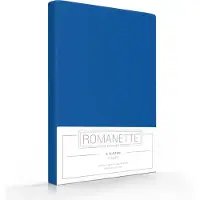 Romanette Kopfkissenbezüge Kobalt Blue (Baumwolle) (2er Set)