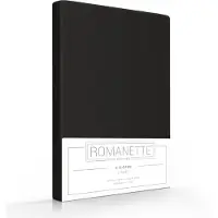 Romanette Kopfkissenbezüge Zwart (Baumwolle) (2er Set)