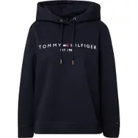 Tommy Hilfiger für Damen. WW0WW31998 Heritage marineblaues Sweatshirt (S), Lässig, Baumwolle, Langarm
