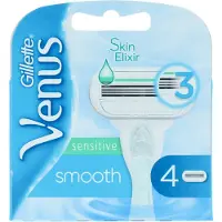 Gillette 4 Venus Sensitive Smooth Rasierklingen Ersatzklingen Damen Klingen