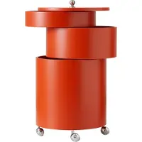 Verpan Barboy Beistelltisch Orange - , Orange, Metall