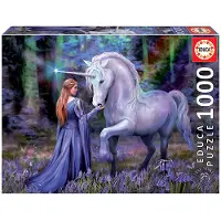 Carletto Deutschland Educa - Einhorn im Zauberwald 1000 Teile Puzzle