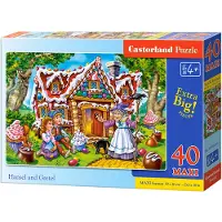 Castorland Hansel and Gretel 40 MAXI pcs, 40 Stück(e), Cartoons, 4 Jahr(e)