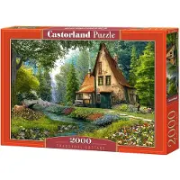Castorland Toadstool cottage 2000 pcs, 2000 Stück(e), Landschaft, 9 Jahr(e)