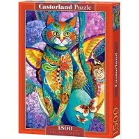Castorland Feline fiesta 1500 pcs, 1500 Stück(e), Kunst, 9 Jahr(e)