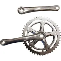 Joustra kurbelgarnitur 46T 170 mm Stahl silber