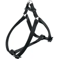 Ferplast Hundegeschirr Easy 50 bis 78 cm Nylon schwarz