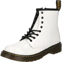 Dr. Martens Delaney Patent Kinderschuhe Mädchen Stiefel Weiß Freizeit