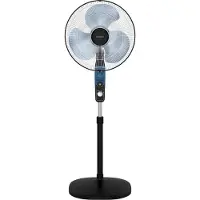 Rowenta Essential+ VU4420, Haushalts-Lamellenlüfter, Schwarz, Flur, 54 dB, 40 cm, 3300 m³/h