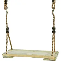 Hörby Bruk Holzschaukel mit Metallringen