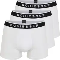 Schiesser Boxershort Herren 173983 95/5 Organic White (3er Set)-M