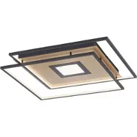 Q-SMART-HOME LED Deckenleuchte Q-Amira in Schwarz 45W 4900lm