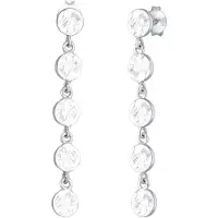 Elli Ohrringe Hänger Plättchen Antik Trend Blogger 925 Silber Elli Silber