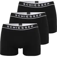 Schiesser 95-5 Shorts 3 pack Schwarz S Herren