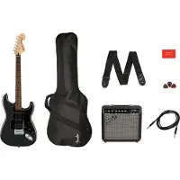 Squier Affinity Stratocaster HSS LRL Paket Charcoal Frost Metallic
