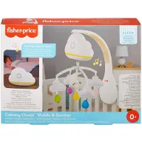 Fisher Price Babybettkarussell Mobile Regen Und Regenbogen Mit Beruhigenden Geräuschen Und Lichtern