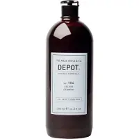 Depot 100 Hair Cleansing No. 104 Botanischer Komplex Haarshampoo Zur Neutralisierung von Gelbtönen 1000 ml