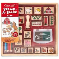 Melissa & Doug Zestaw pieczątek - Farma