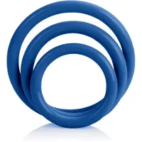 Calexotics - Penisring-Set flexible Ringe aus Silikon 1 St