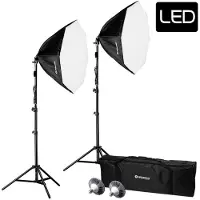 Bresser BR-2860 LED-Tageslichtset 2 x 50 W