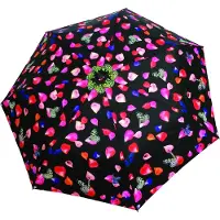 Smati Regenschirm Automatischer Blütenblatt Taschenschirm - Stabil - kompakte - Windproof