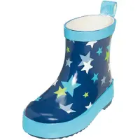 Playshoes 180368-7/21, Booties, Männlich, Baby (0 - 2 Jahre), Blau, Cyan, Grün, Weiß, Gummi