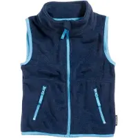 Playshoes Fleece-Weste farbig abgesetzt in Marine | Gr.: 92